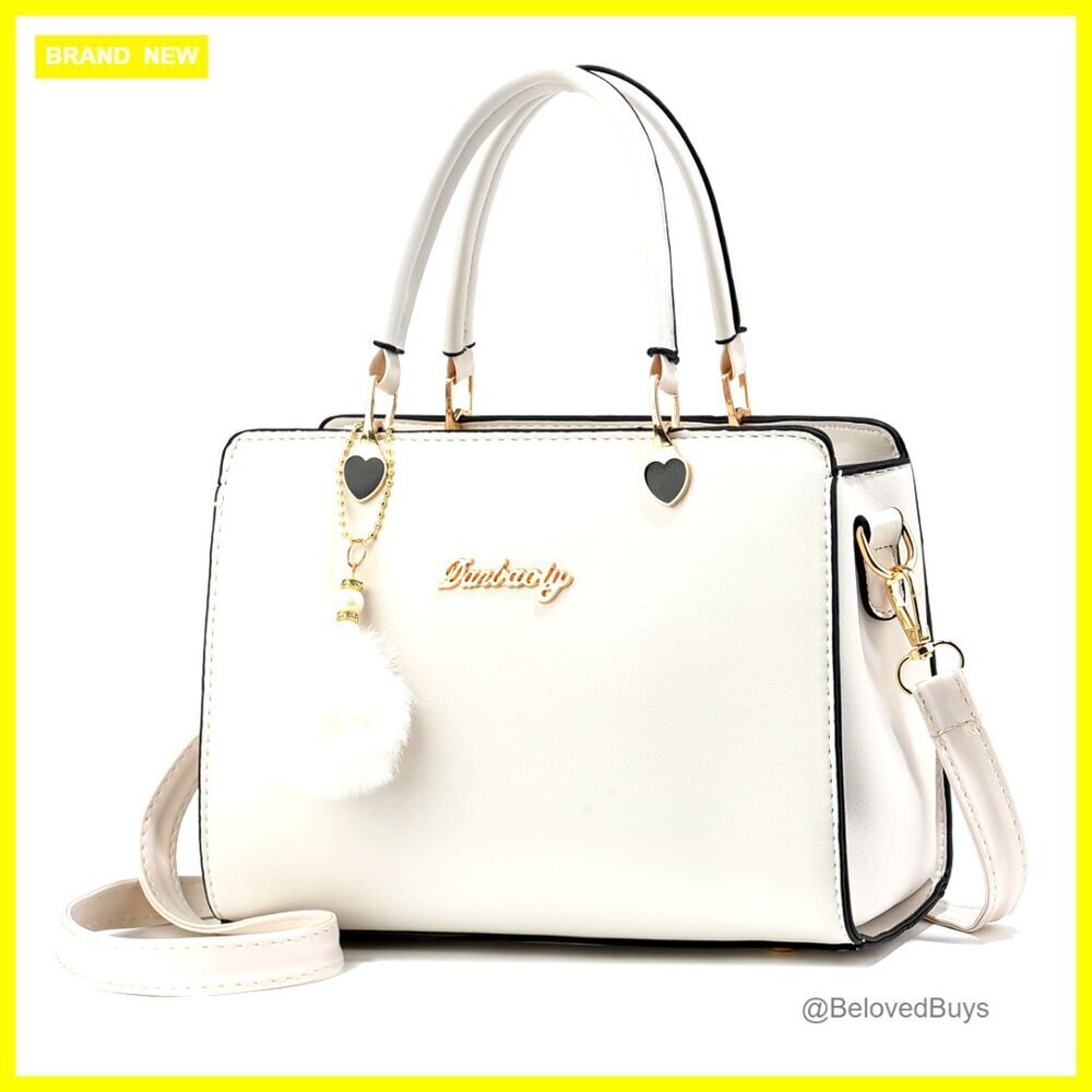 Small PU Leather Crossbody Bag with Top Handle, Versatile Tote for Daily Use